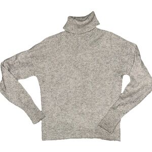 Reformation Jeans Thick 100% cashmere Turtleneck Sweater women’s Small Grey